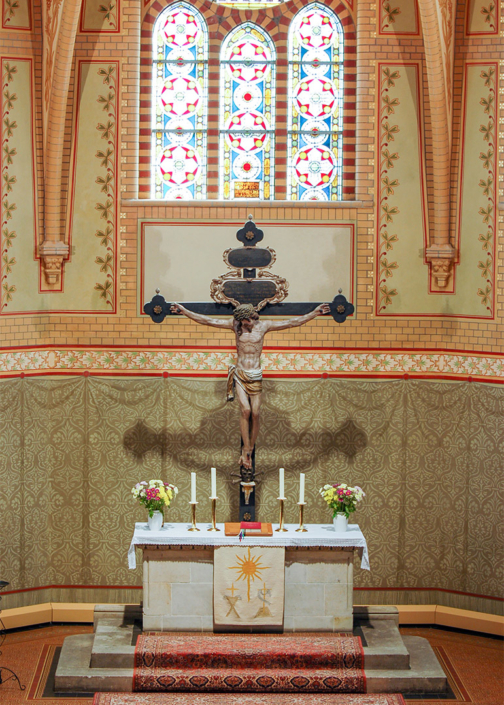 Trinitatiskirche Hainichen Altarraum