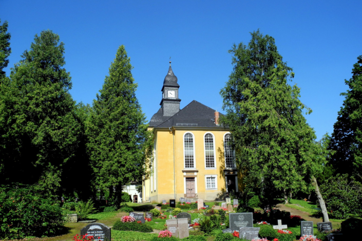 Friedhof mit Kirche Pappendorf